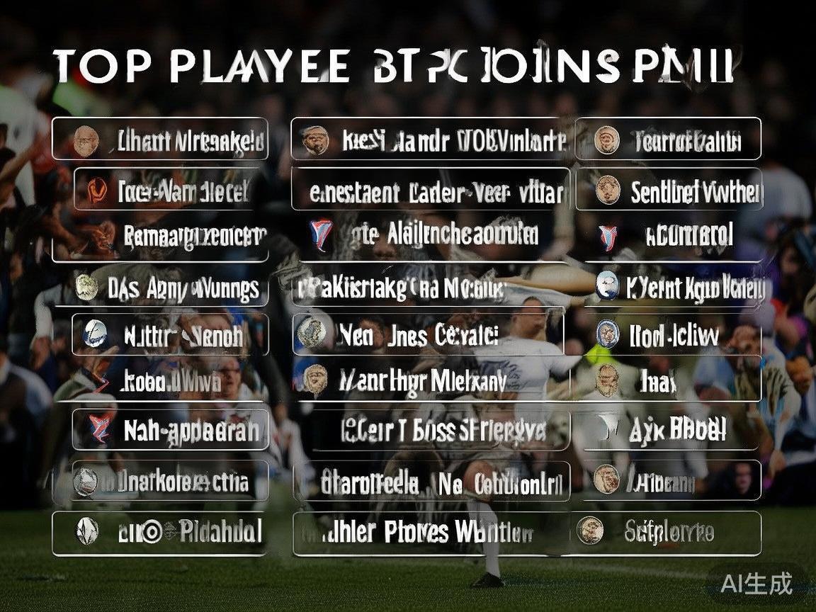 2024年最新环球体育球员名单全新公布及最新动态全面解析 现役顶级球星仍然稳坐名单前列,其中部分老牌明星因持